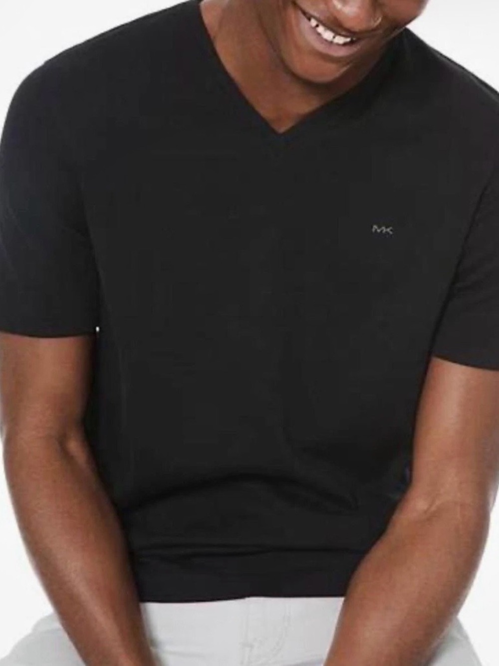 Michael Kors Black V-Neck T-shirt Men’s XL